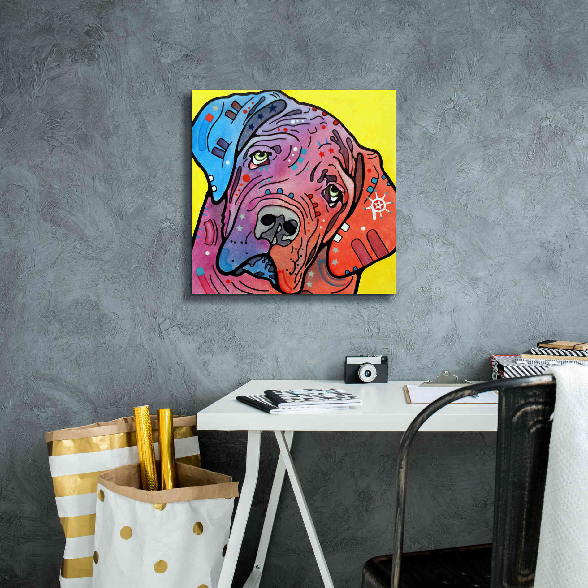 'The Bully' by Dean Russo, Giclee Canvas Wall Art,18x18