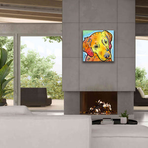 'The Golden(Ish) Retriever' by Dean Russo, Giclee Canvas Wall Art,26x26