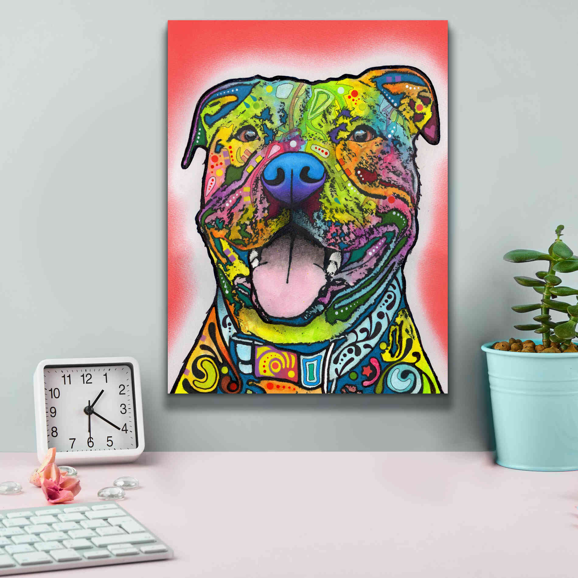 'Blanche' by Dean Russo, Giclee Canvas Wall Art,12x16