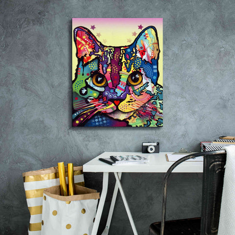 Image of 'Maya Cat' by Dean Russo, Giclee Canvas Wall Art,20x24