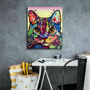 'Maya Cat' by Dean Russo, Giclee Canvas Wall Art,20x24