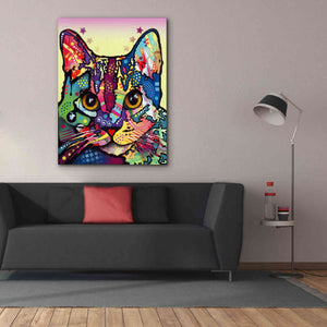 'Maya Cat' by Dean Russo, Giclee Canvas Wall Art,40x54