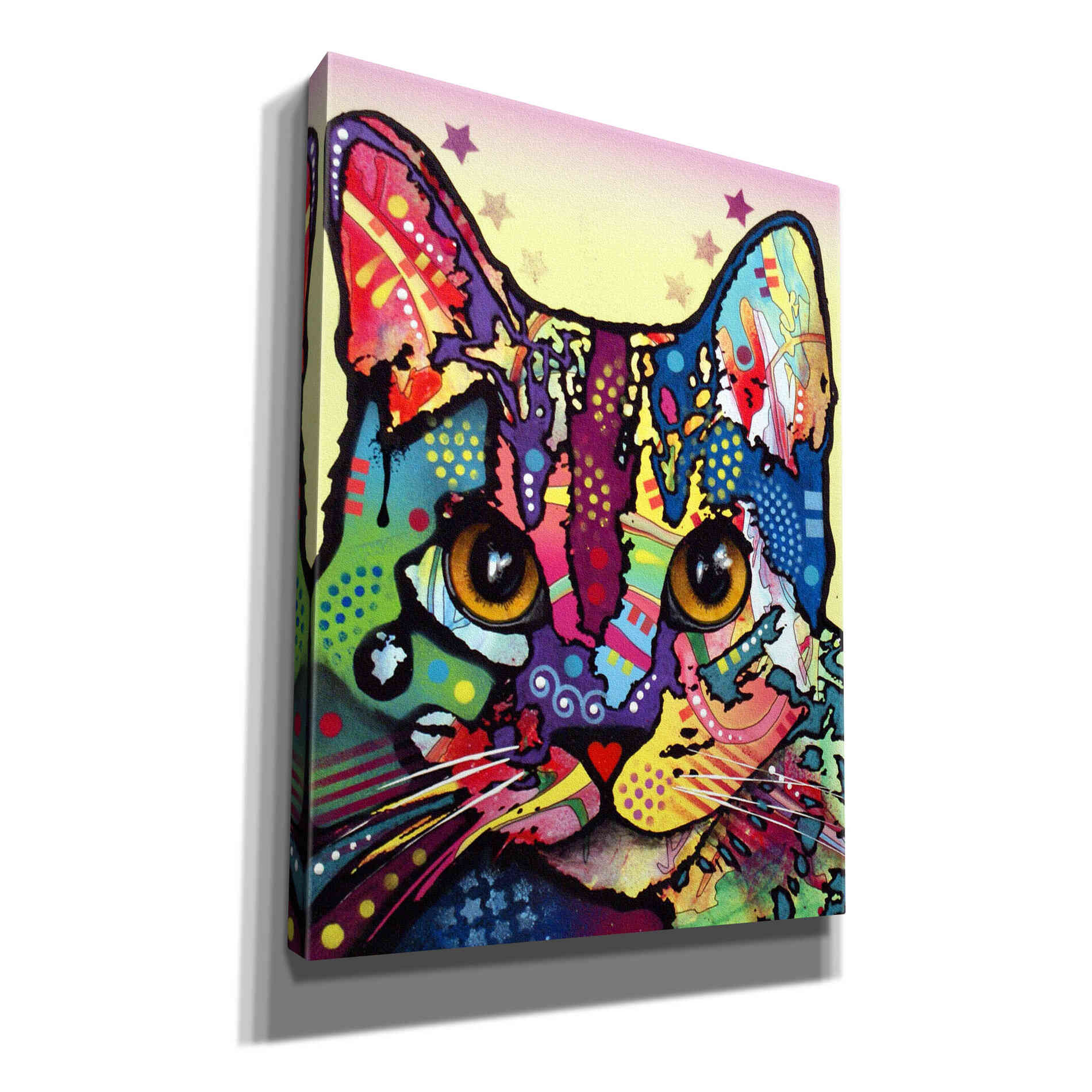 'Maya Cat' by Dean Russo, Giclee Canvas Wall Art
