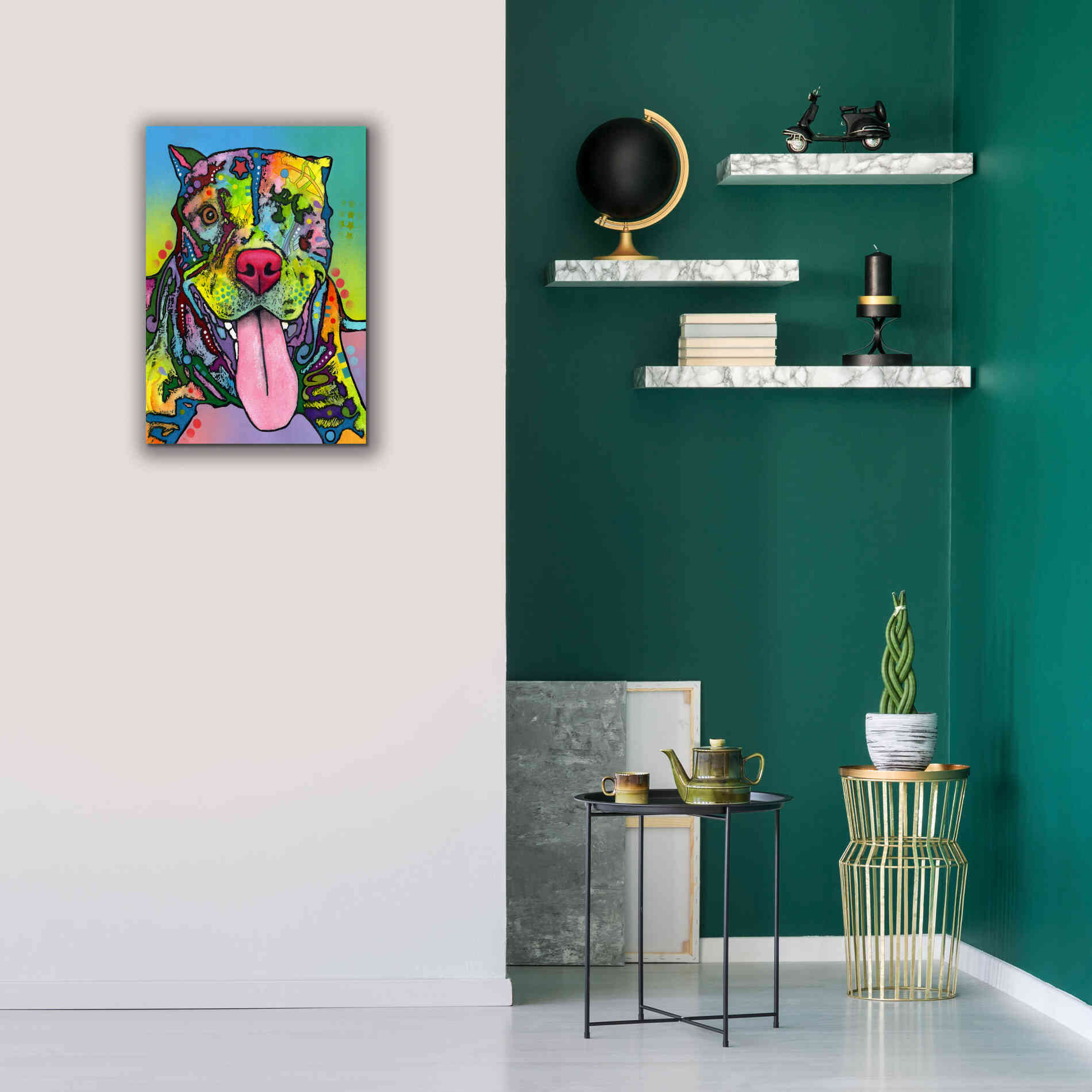 'Rooster' by Dean Russo, Giclee Canvas Wall Art,18x26