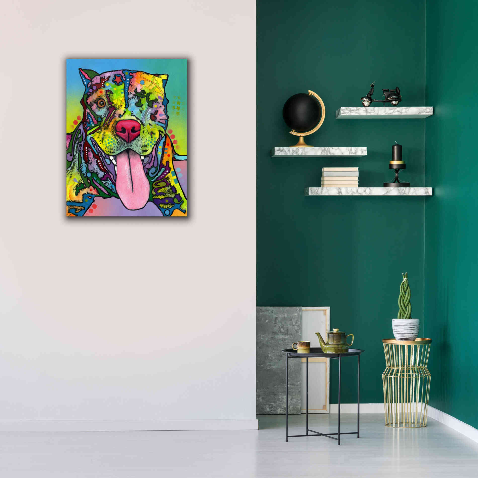'Rooster' by Dean Russo, Giclee Canvas Wall Art,26x34