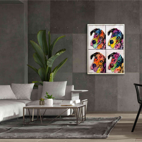 Image of '4 Danes' by Dean Russo, Giclee Canvas Wall Art,40x54