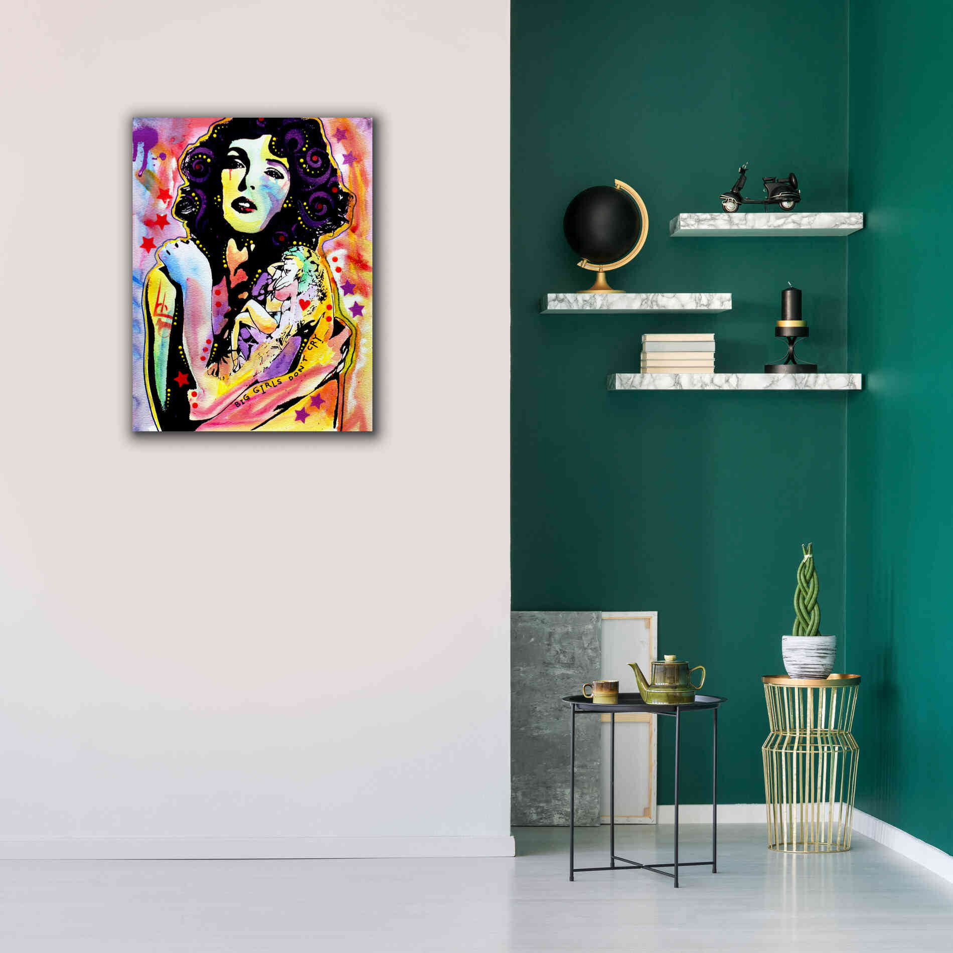 'Big Girls Don't Cry' by Dean Russo, Giclee Canvas Wall Art,26x34