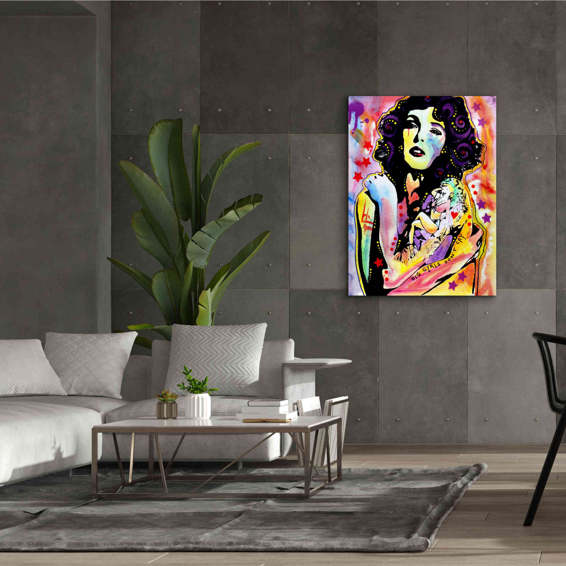 'Big Girls Don't Cry' by Dean Russo, Giclee Canvas Wall Art,40x54