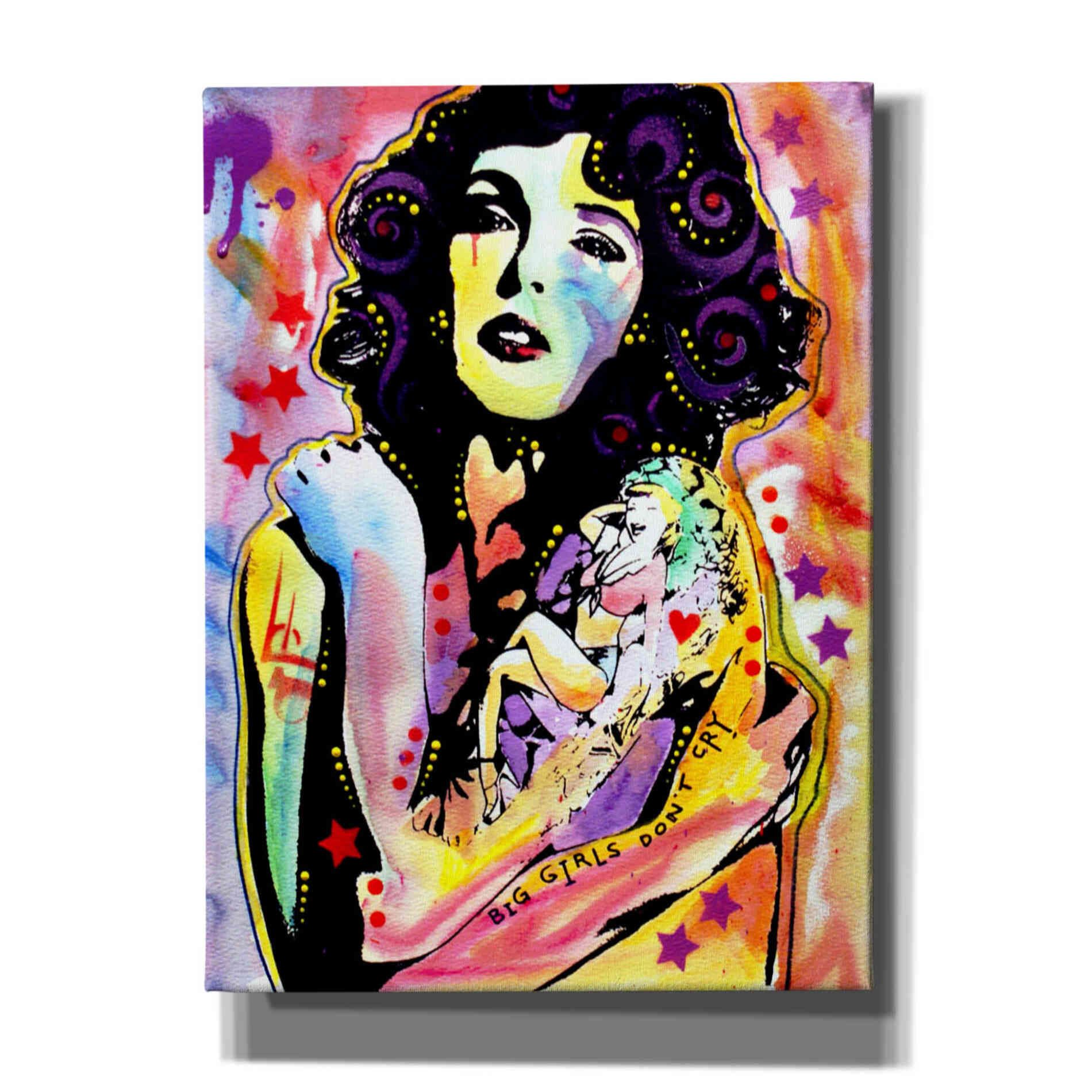 'Big Girls Don't Cry' by Dean Russo, Giclee Canvas Wall Art