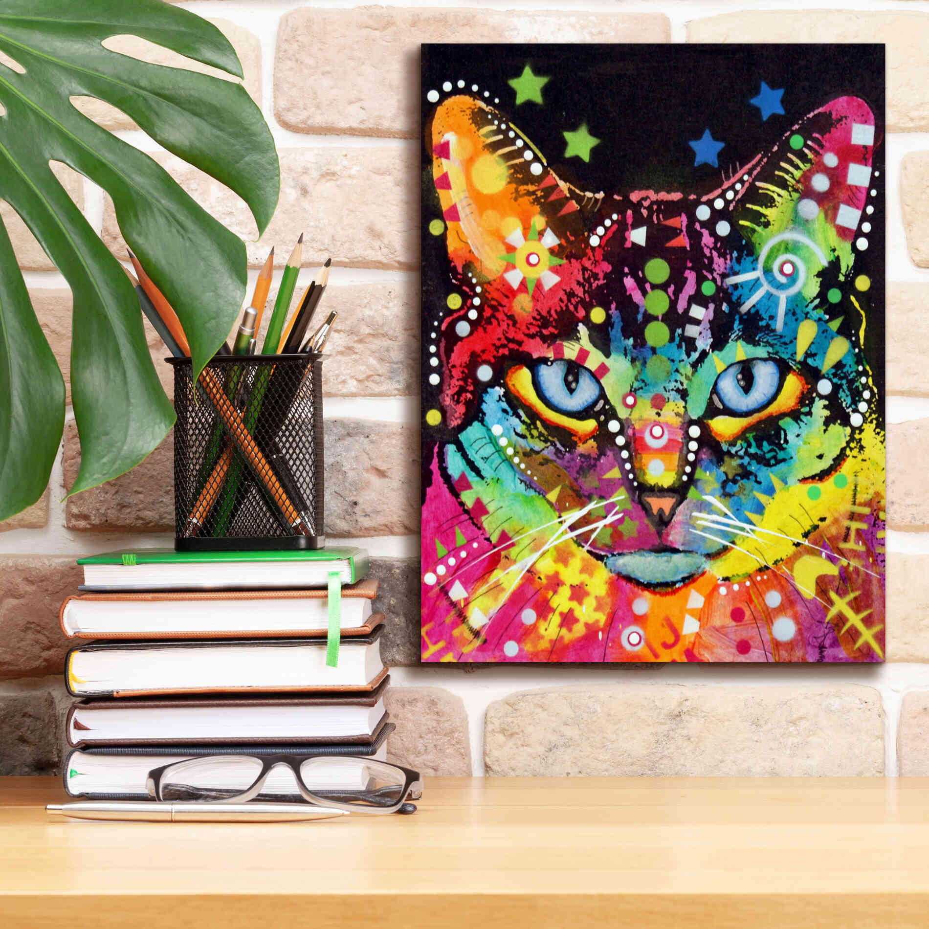 'Blue Eyes' by Dean Russo, Giclee Canvas Wall Art,12x16