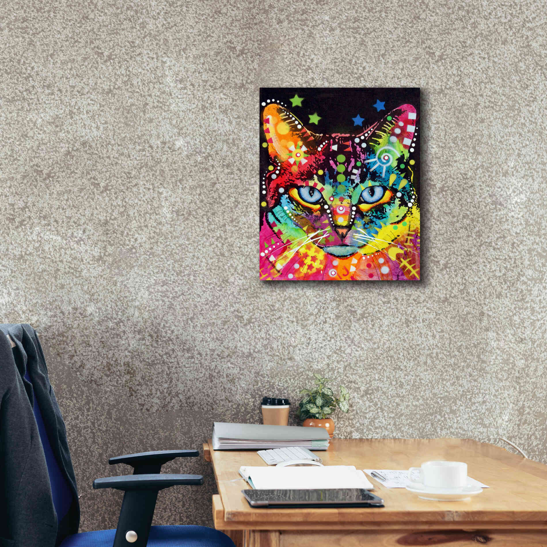 'Blue Eyes' by Dean Russo, Giclee Canvas Wall Art,20x24