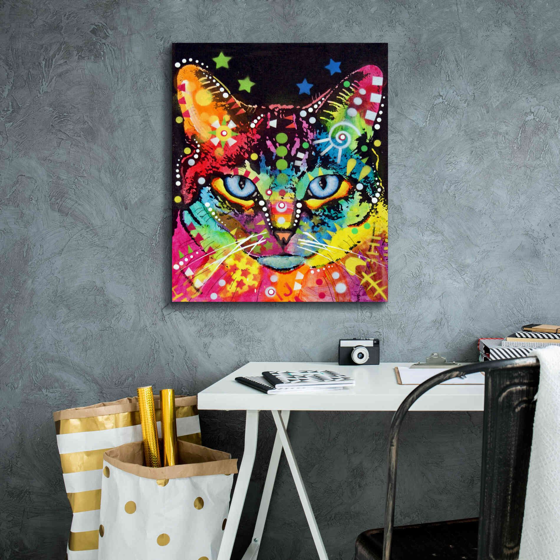 'Blue Eyes' by Dean Russo, Giclee Canvas Wall Art,20x24