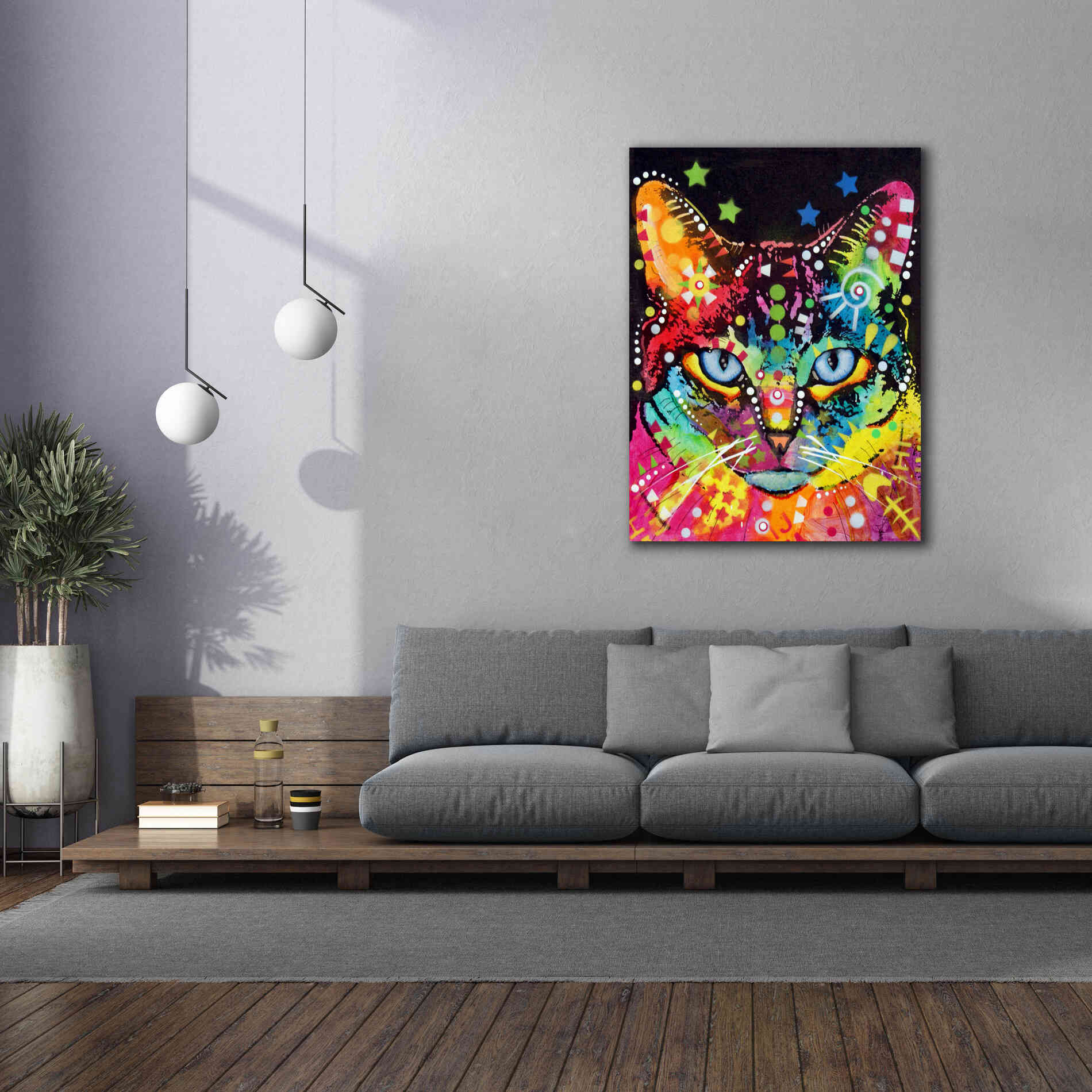 'Blue Eyes' by Dean Russo, Giclee Canvas Wall Art,40x54