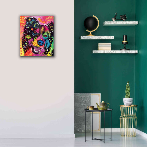 Image of 'Border Collie 2' by Dean Russo, Giclee Canvas Wall Art,20x24
