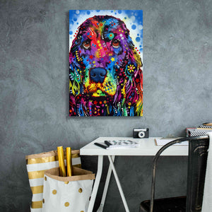 'Cocker Spaniel 2' by Dean Russo, Giclee Canvas Wall Art,18x26