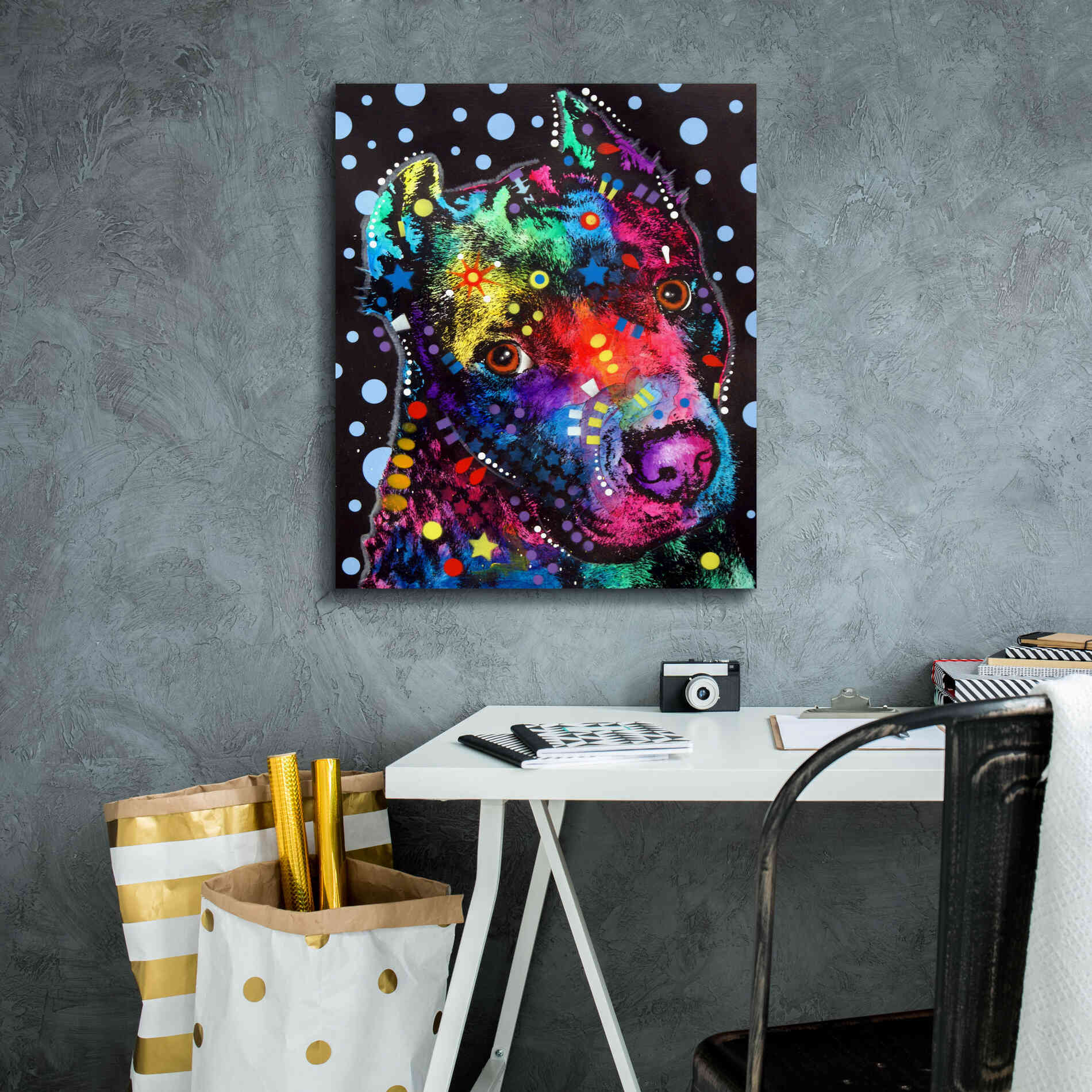 'Companion Pit' by Dean Russo, Giclee Canvas Wall Art,20x24