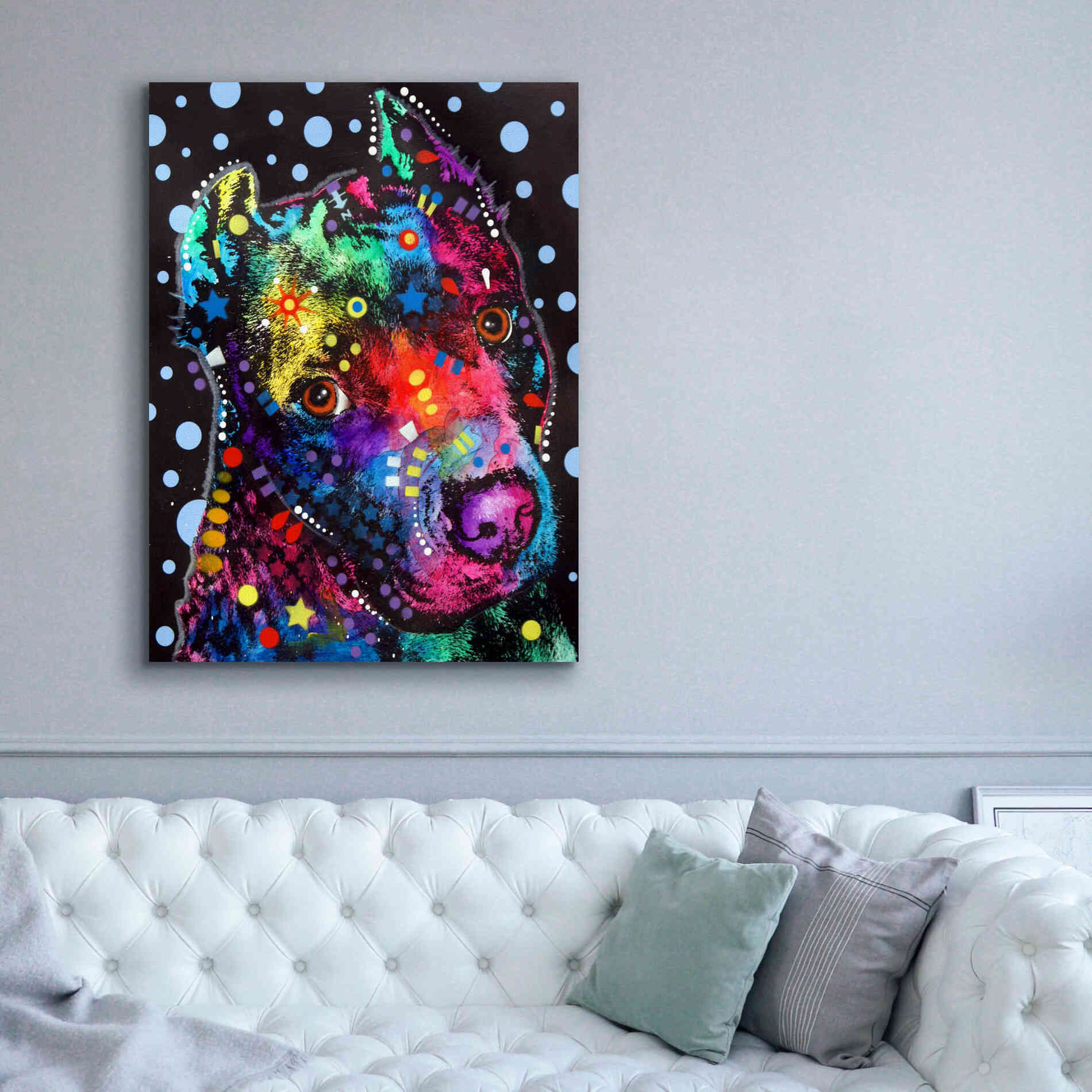 'Companion Pit' by Dean Russo, Giclee Canvas Wall Art,40x54