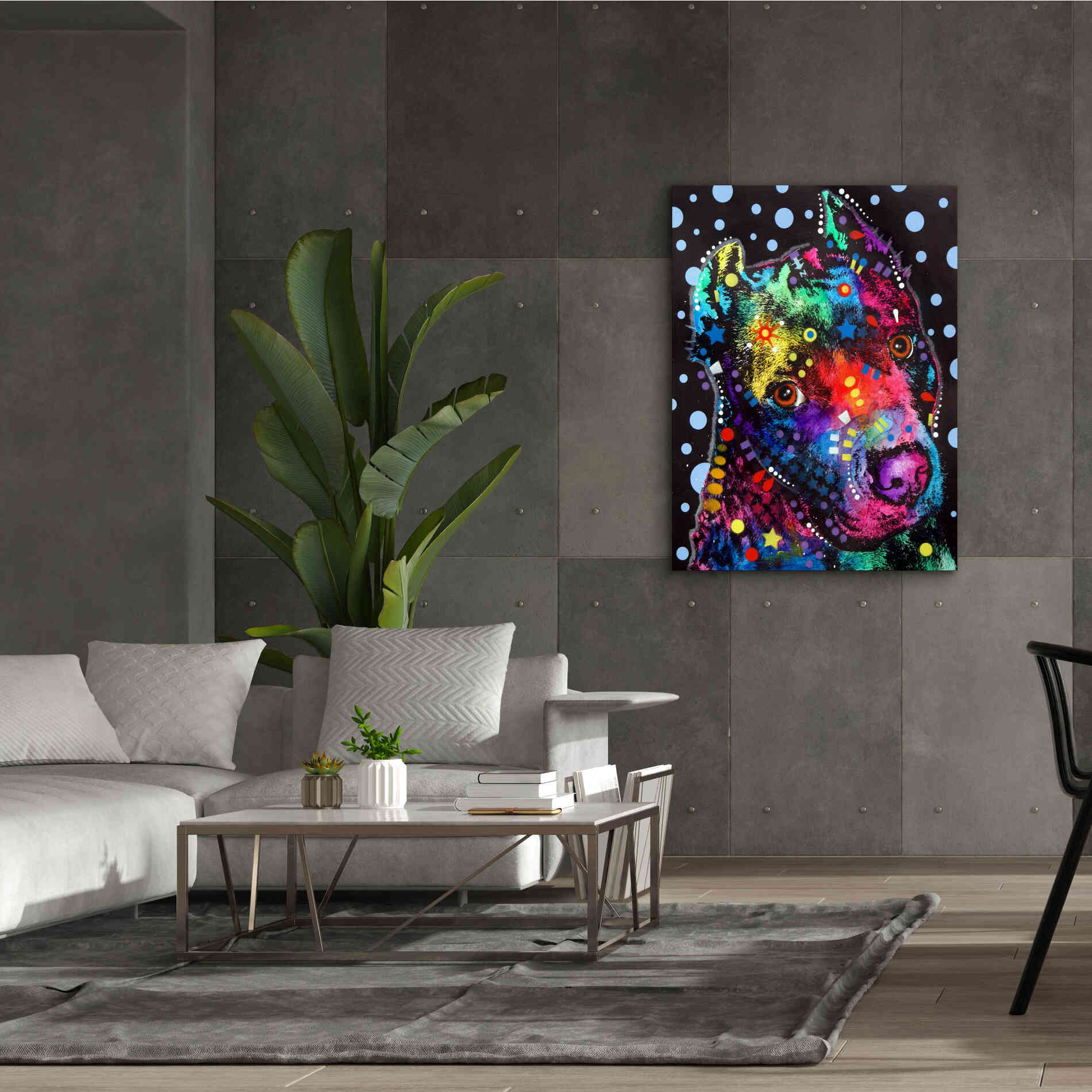 'Companion Pit' by Dean Russo, Giclee Canvas Wall Art,40x54