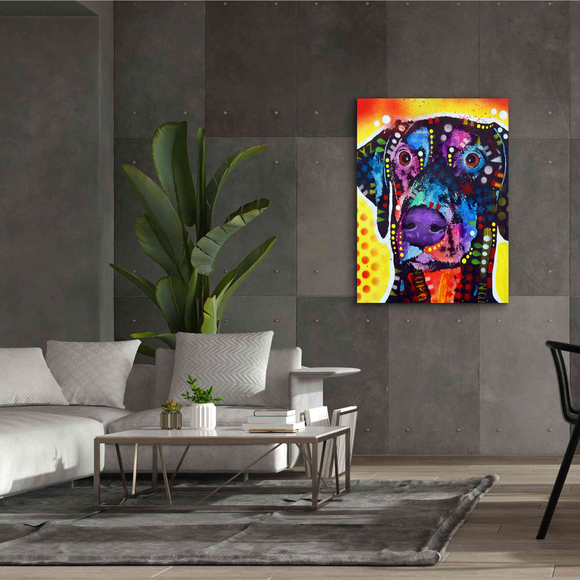 'Dobie' by Dean Russo, Giclee Canvas Wall Art,40x54