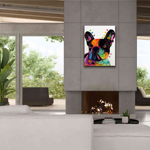 Image of 'French Bulldog' by Dean Russo, Giclee Canvas Wall Art,26x34