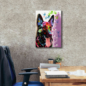 'German Shepherd 2' by Dean Russo, Giclee Canvas Wall Art,18x26