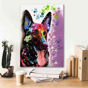 'German Shepherd 2' by Dean Russo, Giclee Canvas Wall Art,18x26