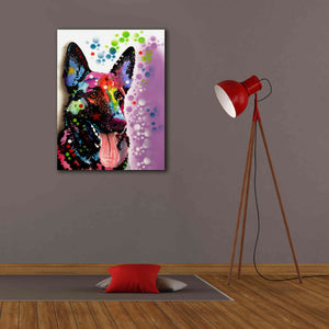 'German Shepherd 2' by Dean Russo, Giclee Canvas Wall Art,26x34