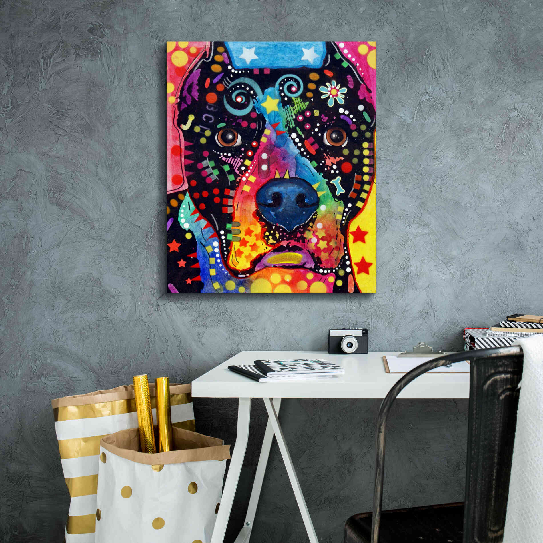 'Junior' by Dean Russo, Giclee Canvas Wall Art,20x24