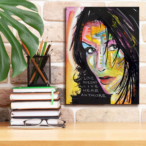 'Love Doesn't Live Here' by Dean Russo, Giclee Canvas Wall Art,12x16
