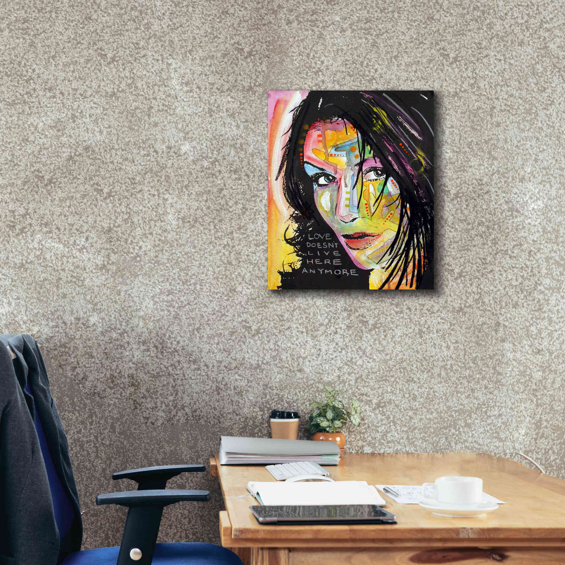 'Love Doesn't Live Here' by Dean Russo, Giclee Canvas Wall Art,20x24