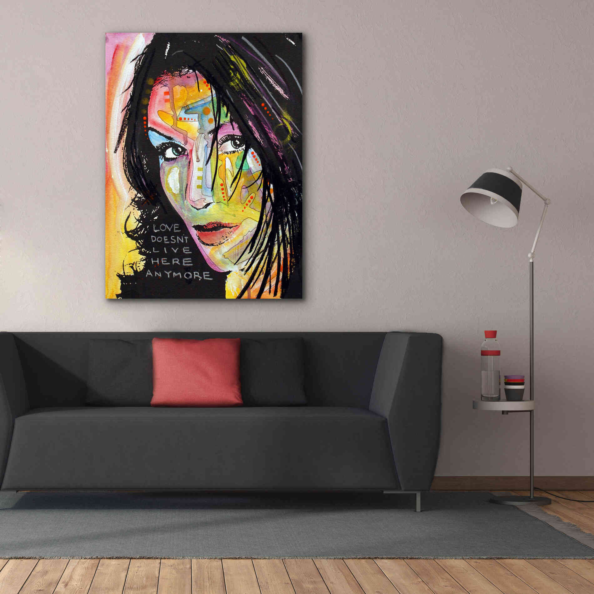 'Love Doesn't Live Here' by Dean Russo, Giclee Canvas Wall Art,40x54