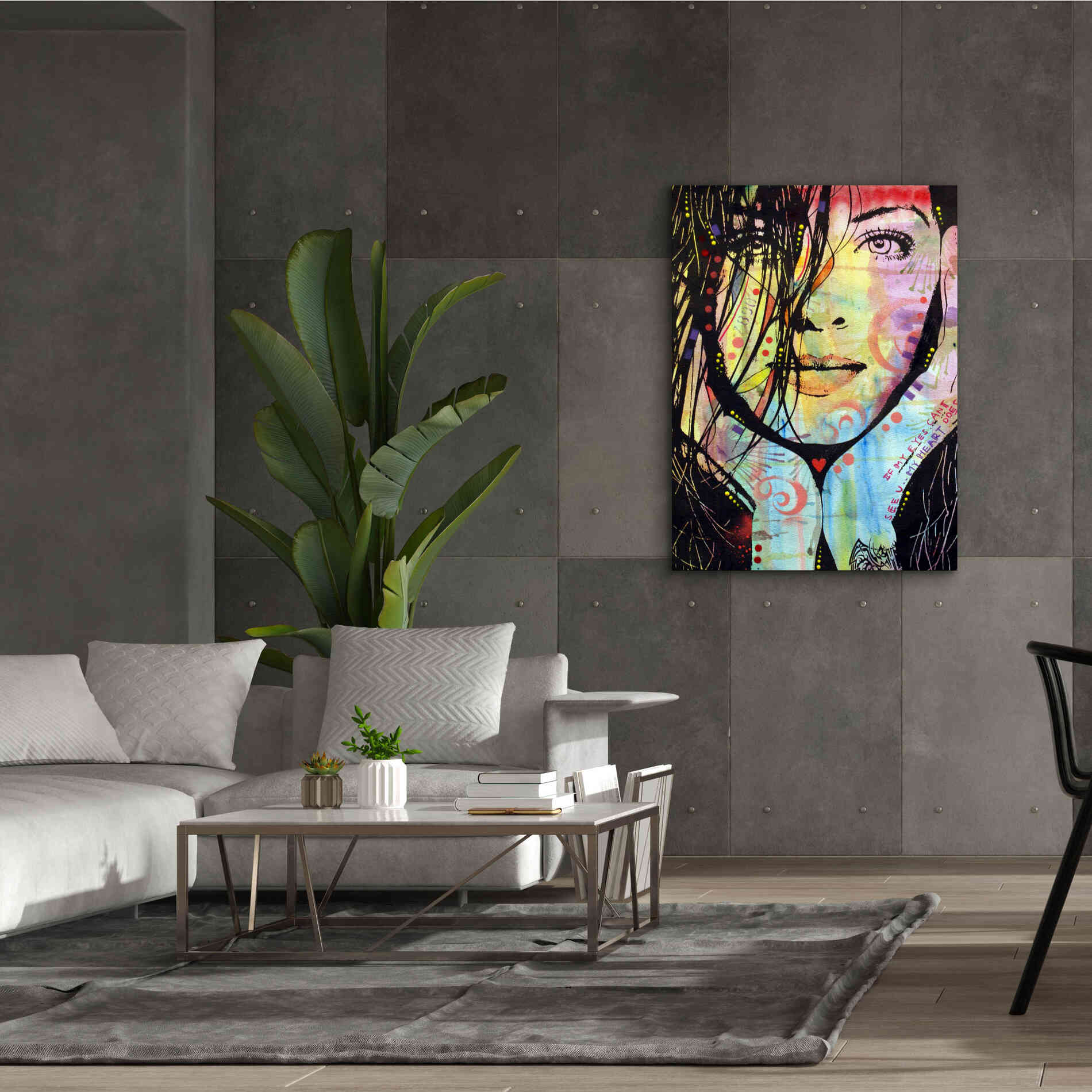 'My Eyes Cant See U' by Dean Russo, Giclee Canvas Wall Art,40x54