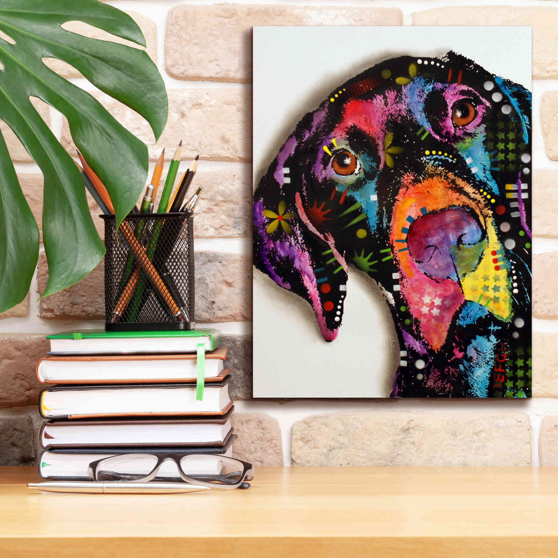 'Pointer' by Dean Russo, Giclee Canvas Wall Art,12x16