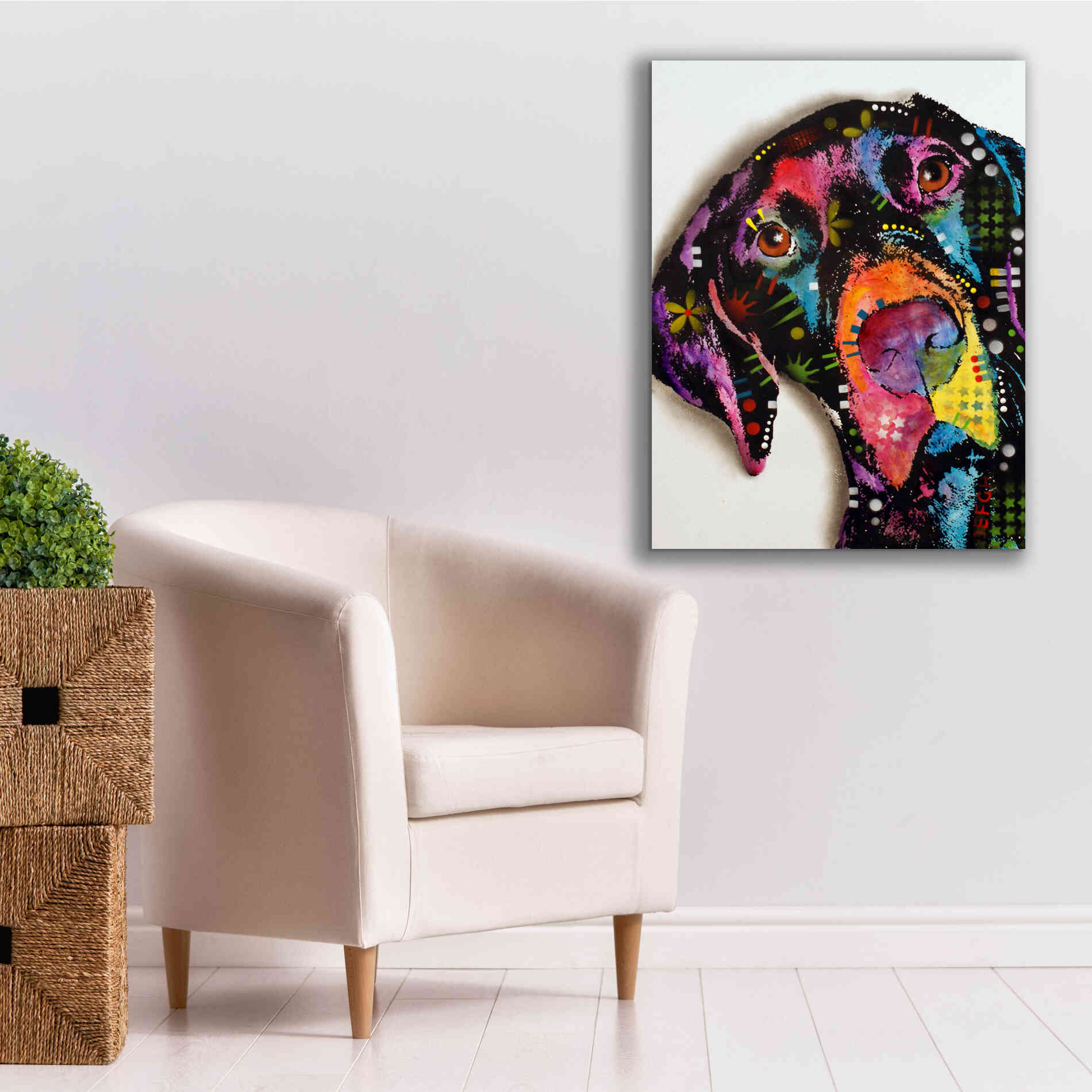 'Pointer' by Dean Russo, Giclee Canvas Wall Art,26x34