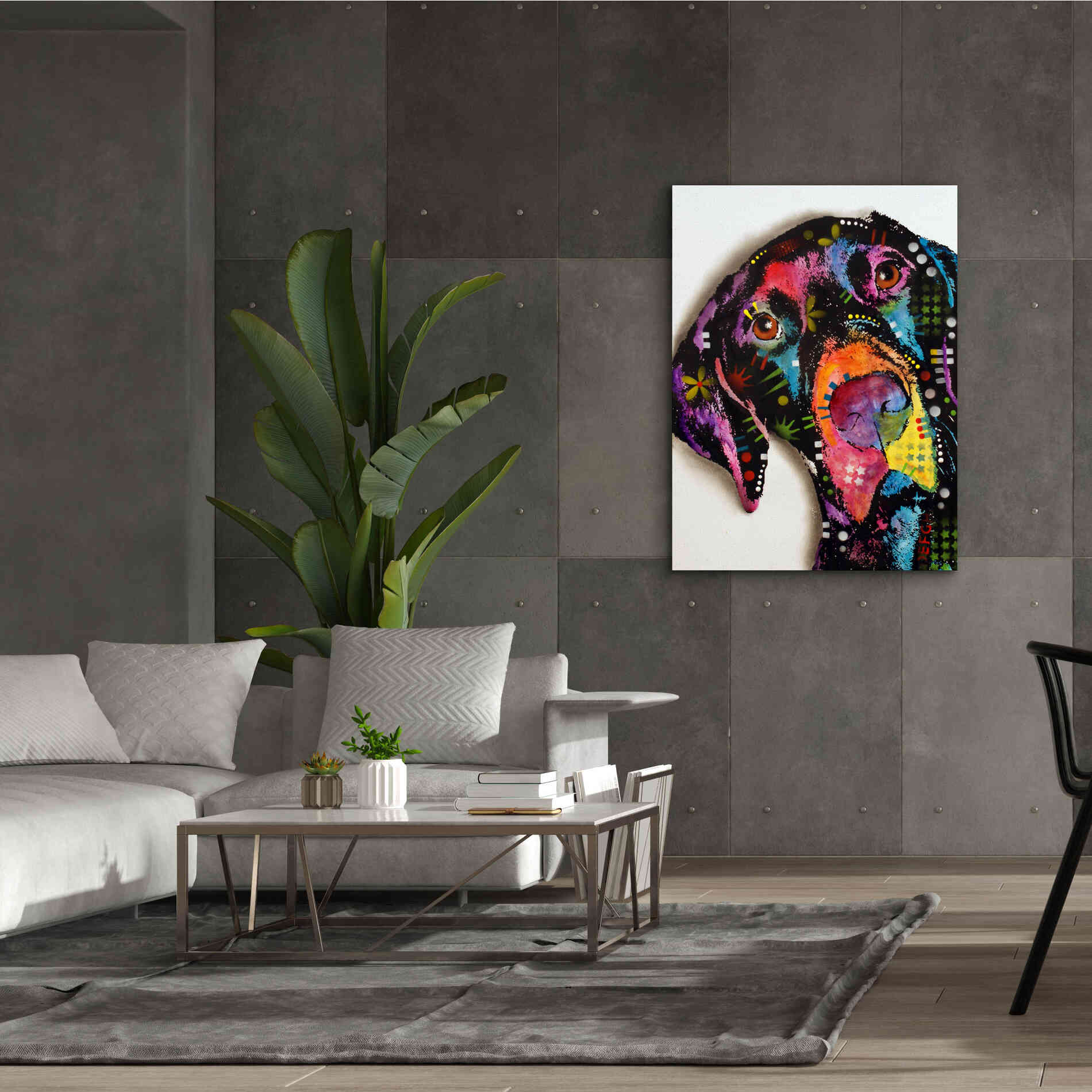 'Pointer' by Dean Russo, Giclee Canvas Wall Art,40x54