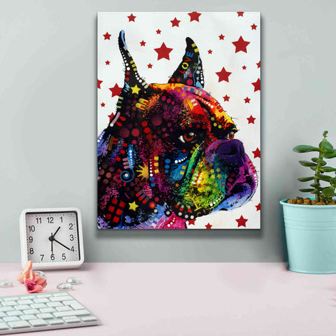 Image of 'Profile Boxer 2' by Dean Russo, Giclee Canvas Wall Art,12x16