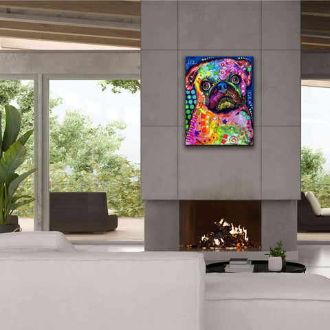Image of 'Pug 2' by Dean Russo, Giclee Canvas Wall Art,26x34