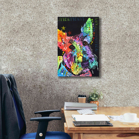 Image of 'Scottish Terrier' by Dean Russo, Giclee Canvas Wall Art,18x26