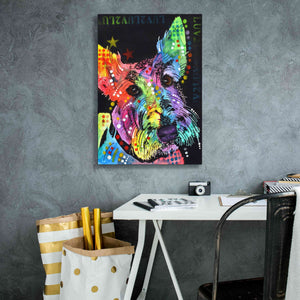 'Scottish Terrier' by Dean Russo, Giclee Canvas Wall Art,18x26
