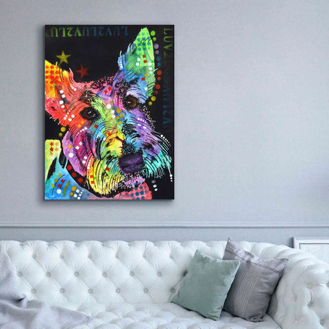 Image of 'Scottish Terrier' by Dean Russo, Giclee Canvas Wall Art,40x54