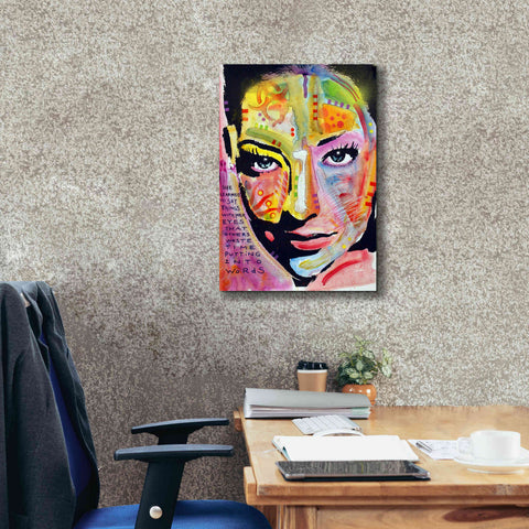 Image of 'She Learned To Say' by Dean Russo, Giclee Canvas Wall Art,18x26