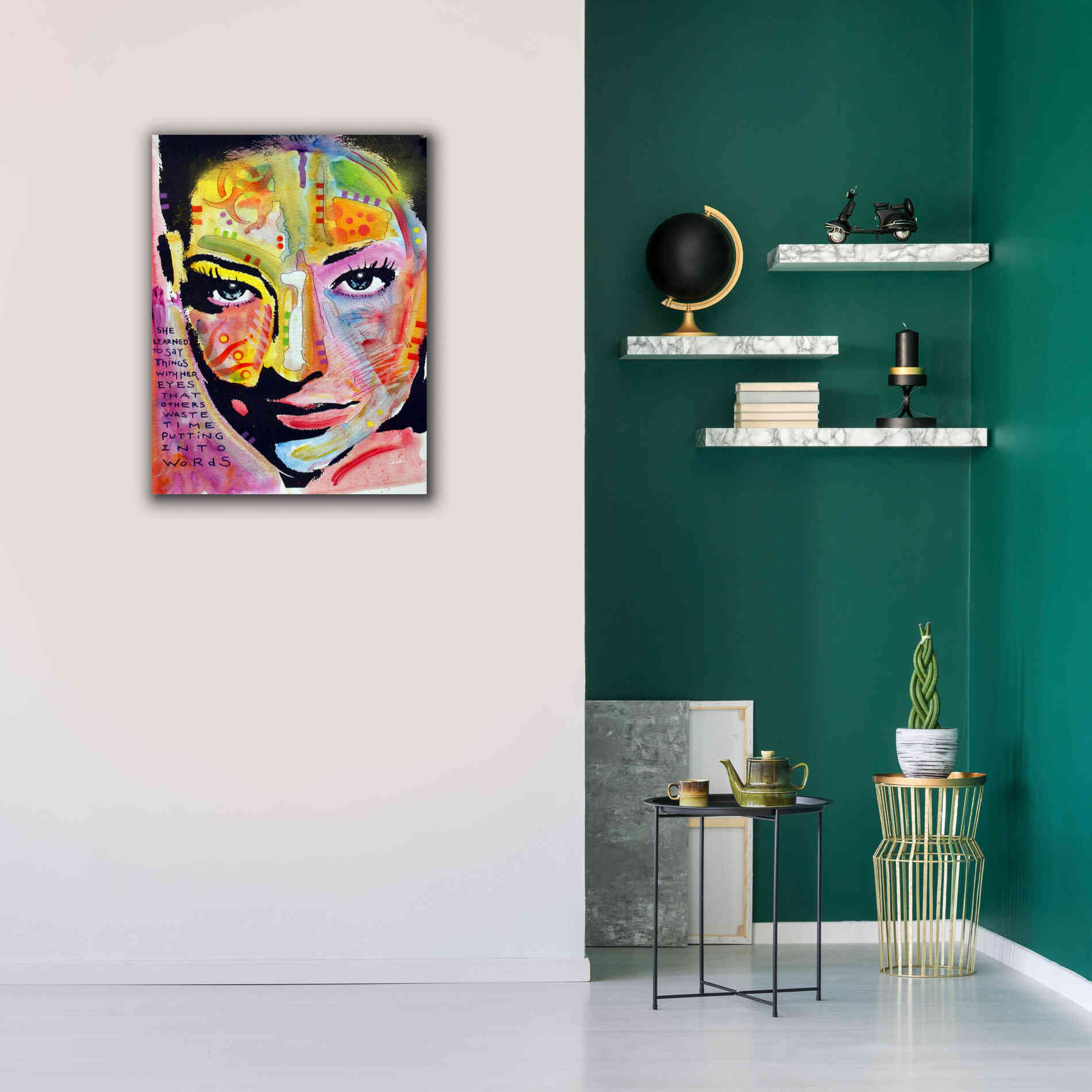 'She Learned To Say' by Dean Russo, Giclee Canvas Wall Art,26x34