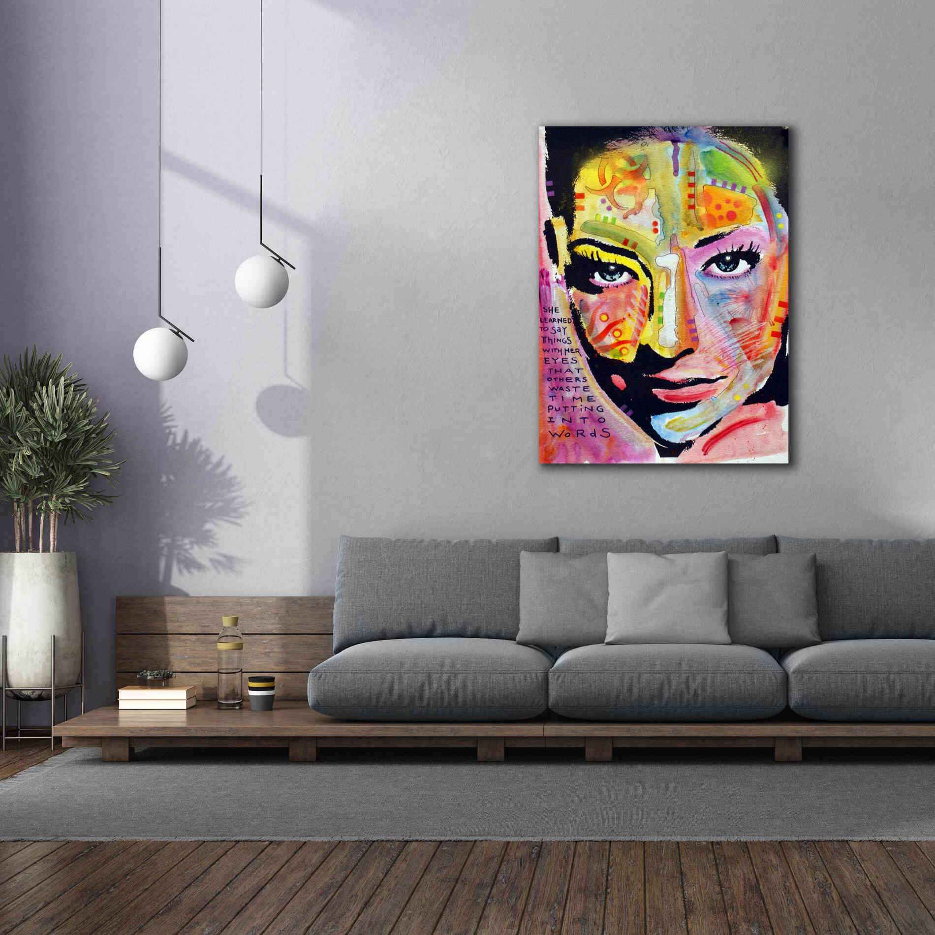 'She Learned To Say' by Dean Russo, Giclee Canvas Wall Art,40x54