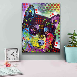 'Shiba Inu' by Dean Russo, Giclee Canvas Wall Art,12x16