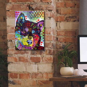 'Shiba Inu' by Dean Russo, Giclee Canvas Wall Art,12x16