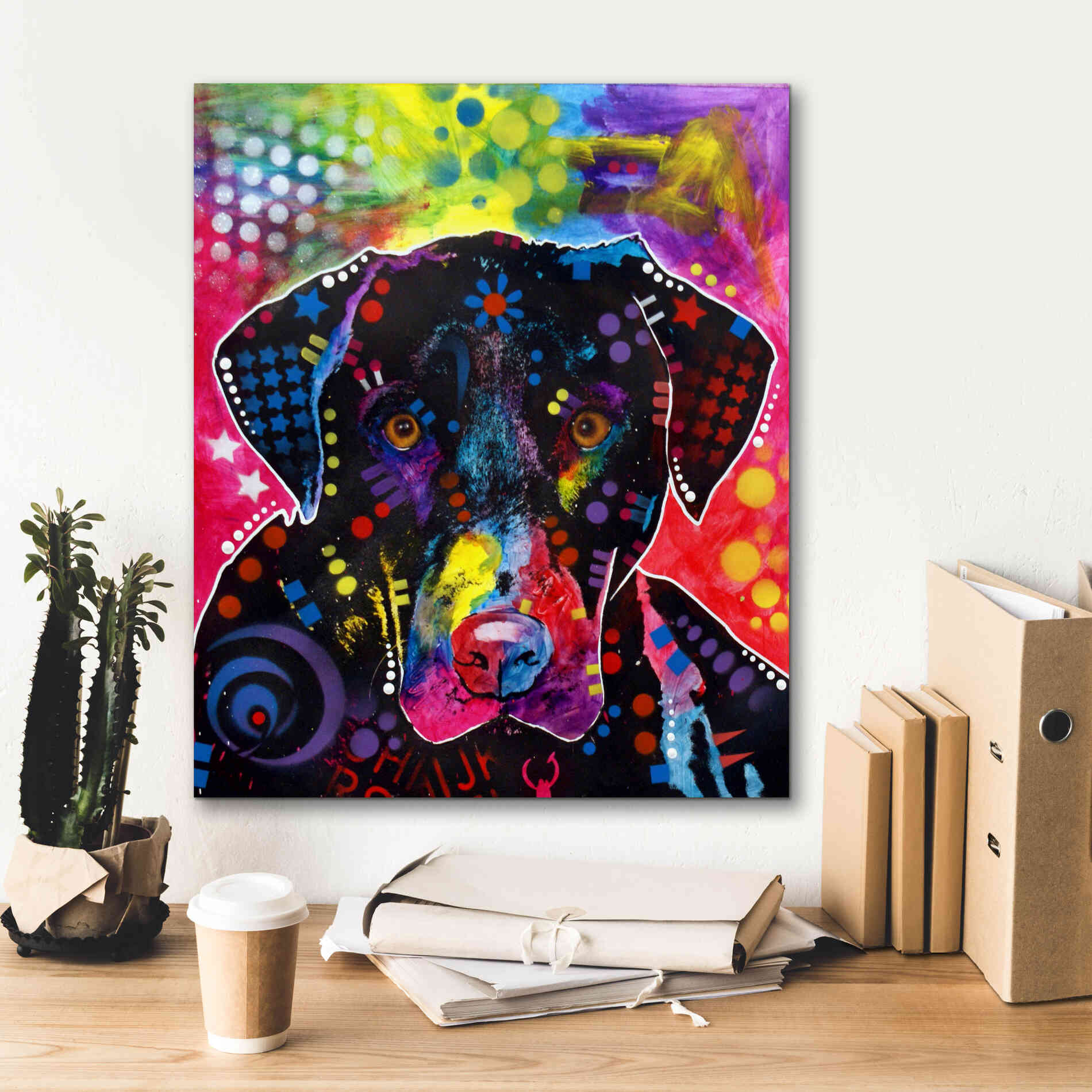 'The Labrador' by Dean Russo, Giclee Canvas Wall Art,20x24