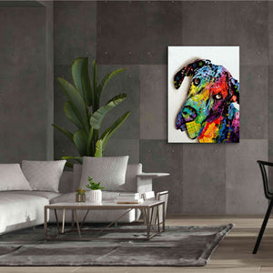 'Tilted Dane' by Dean Russo, Giclee Canvas Wall Art,40x54