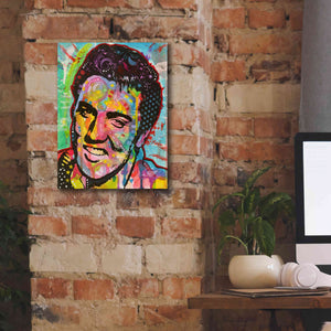 'Elvis' by Dean Russo, Giclee Canvas Wall Art,12x16