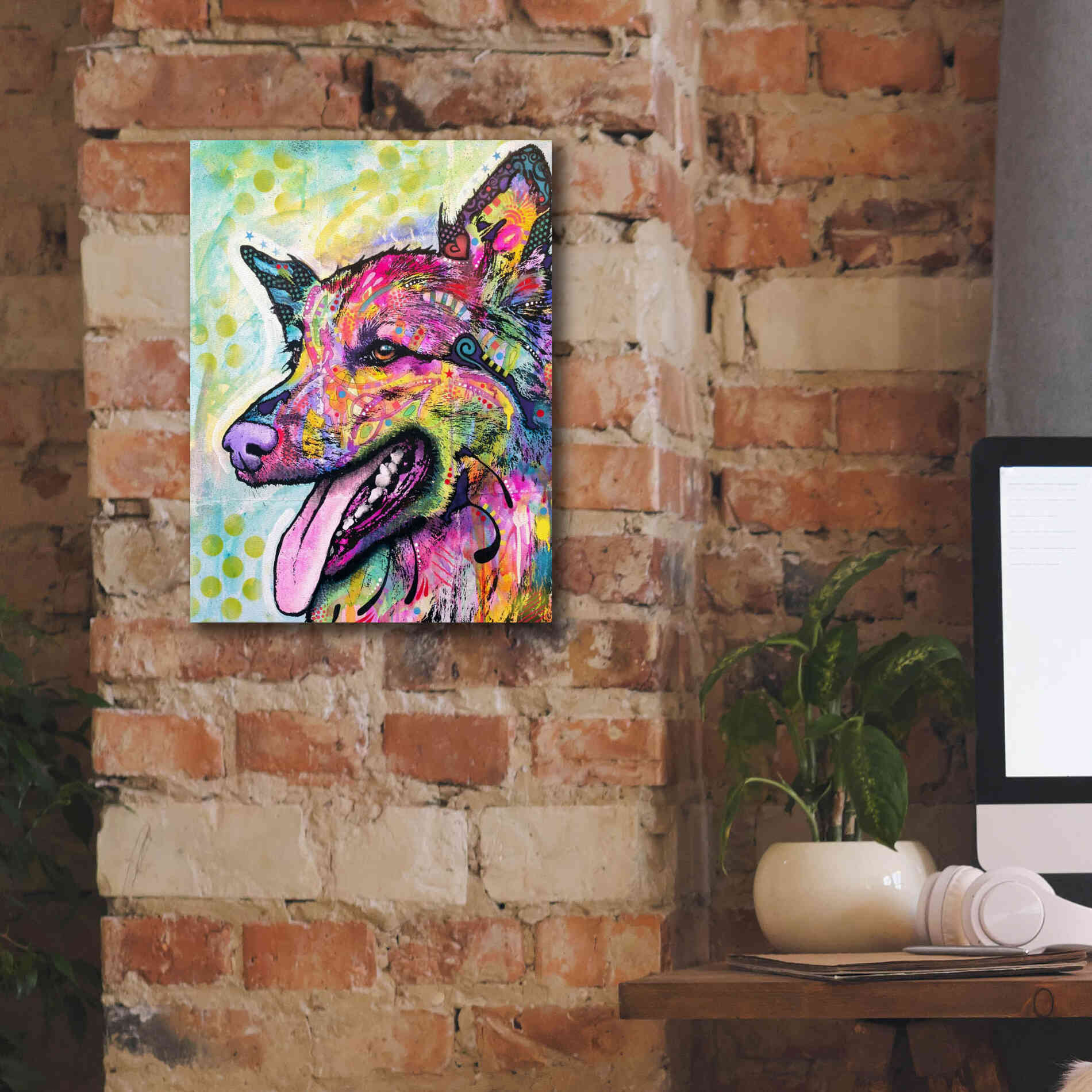 'All The Love' by Dean Russo, Giclee Canvas Wall Art,12x16