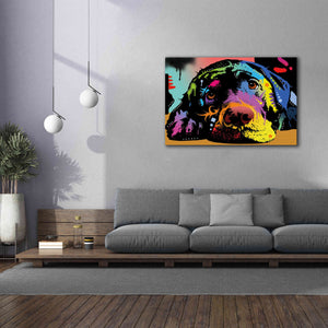 'Lying Lab' by Dean Russo, Giclee Canvas Wall Art,60x40